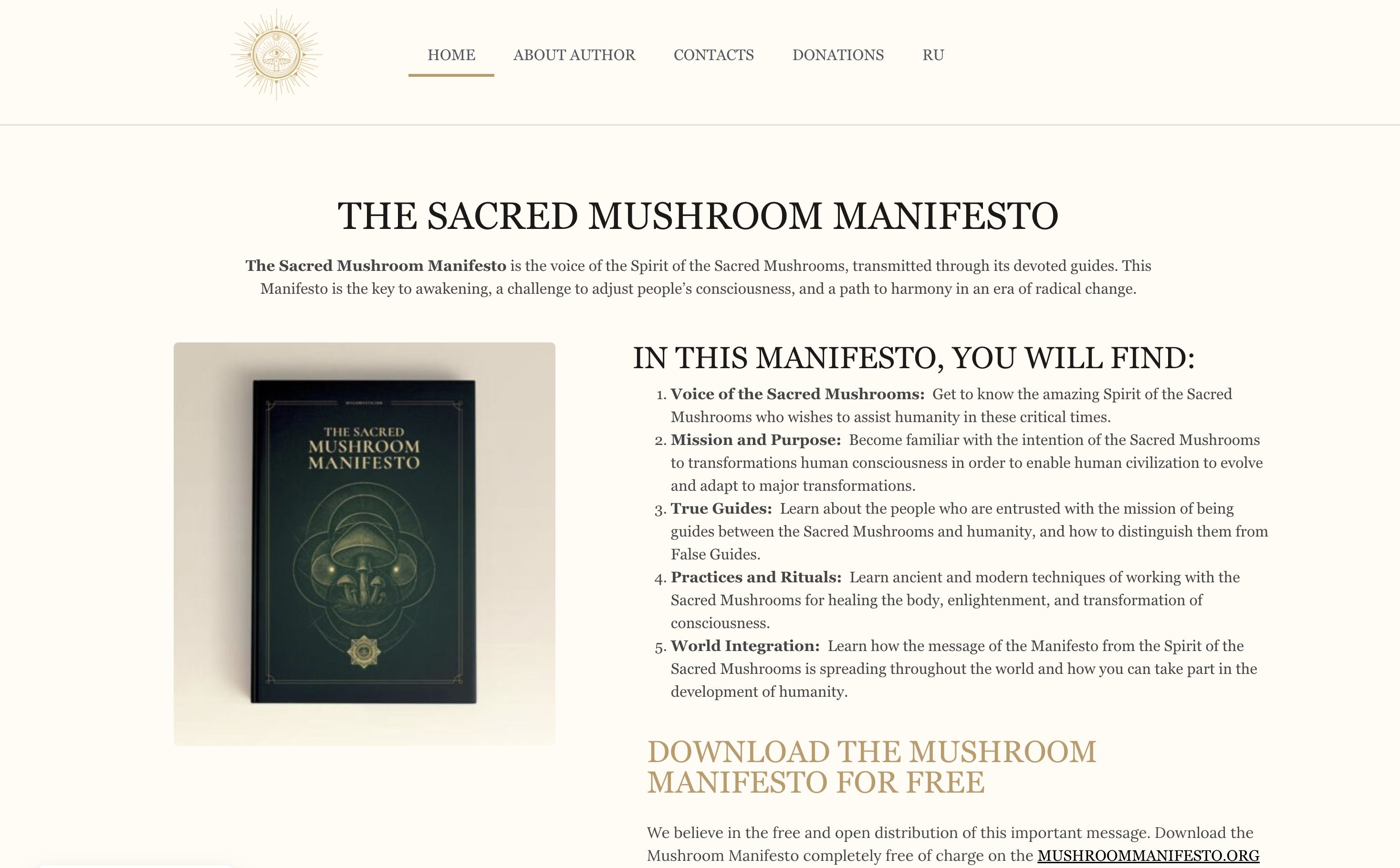 The Sacred Mushroom